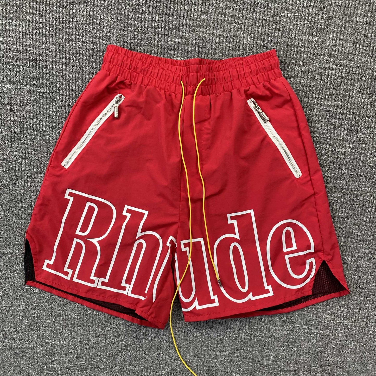 SHORT RHUDE RH LOGO ROUGE