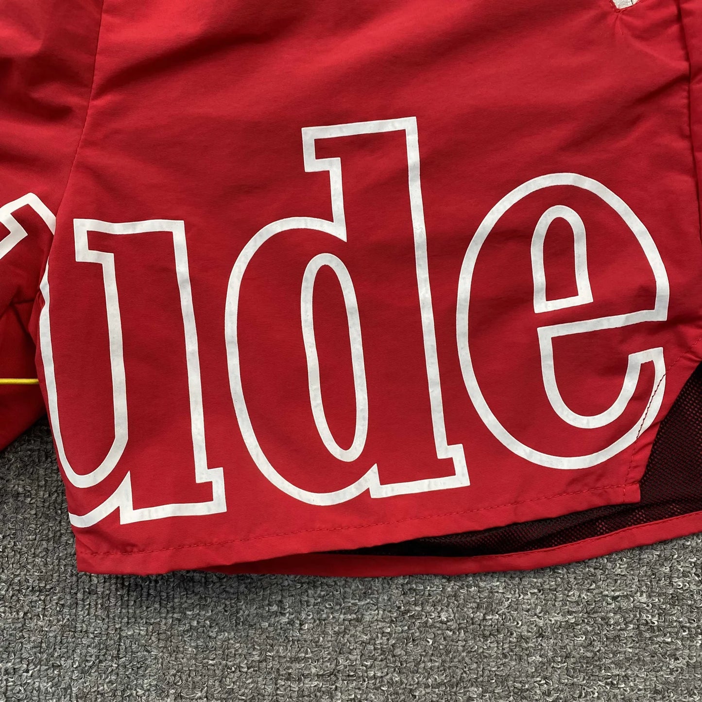 SHORT RHUDE RH LOGO ROUGE