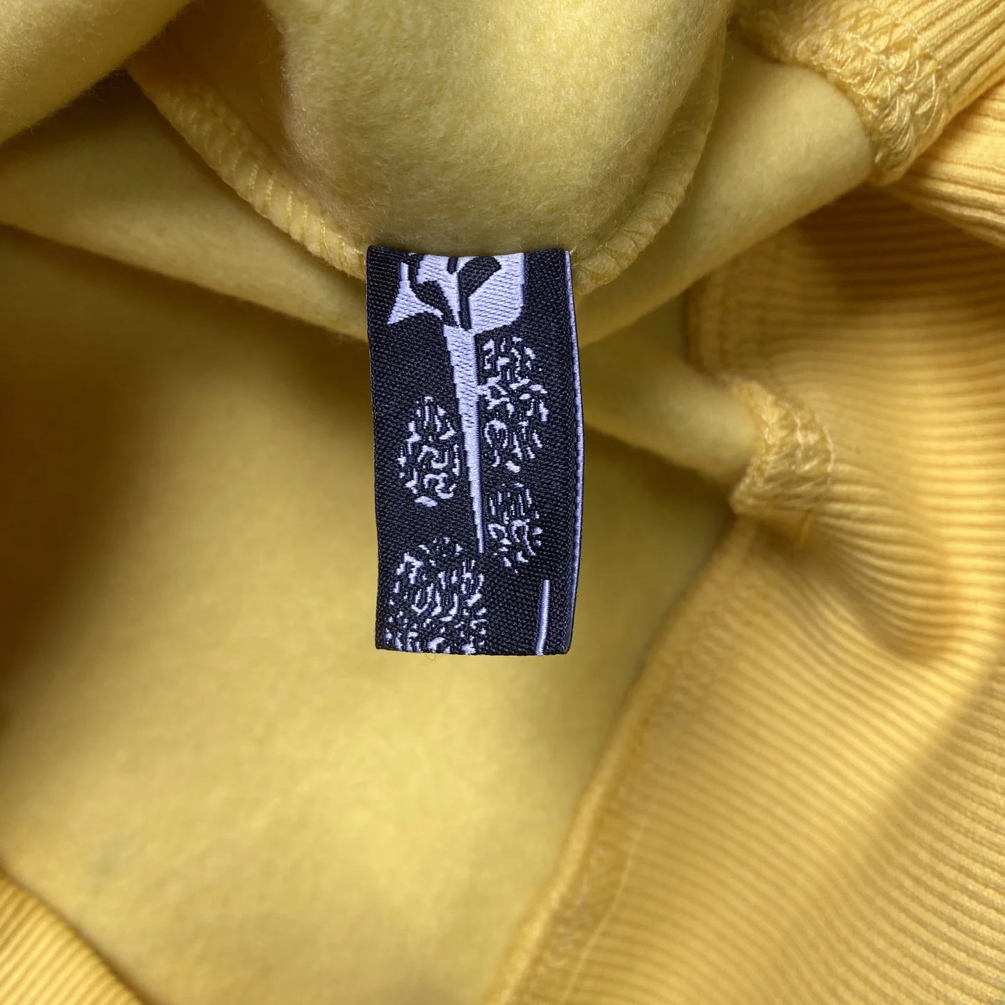 Sweat à capuche SP5DER 5 étoiles jaune