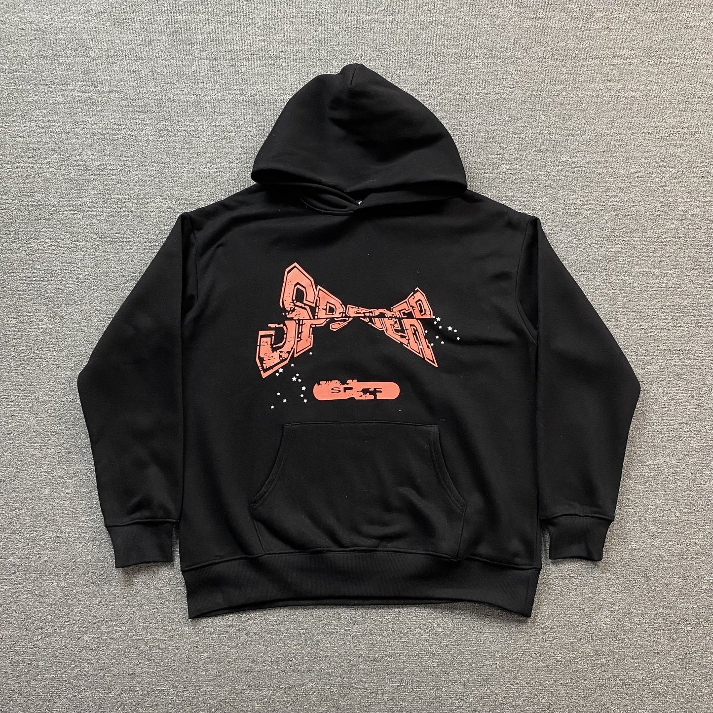 Sweat à capuche SP5DER noir