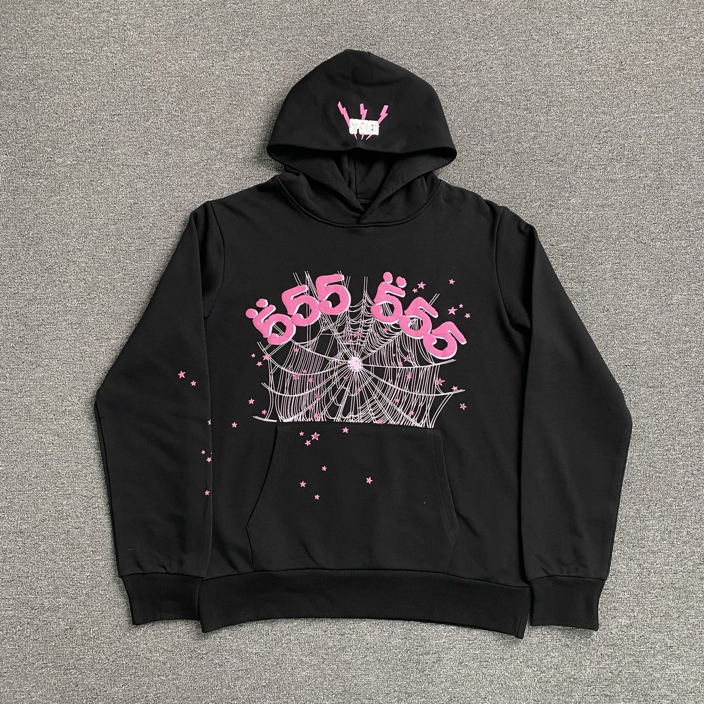 Sweat à capuche SP5DER ANGEL NUMBER NOIR