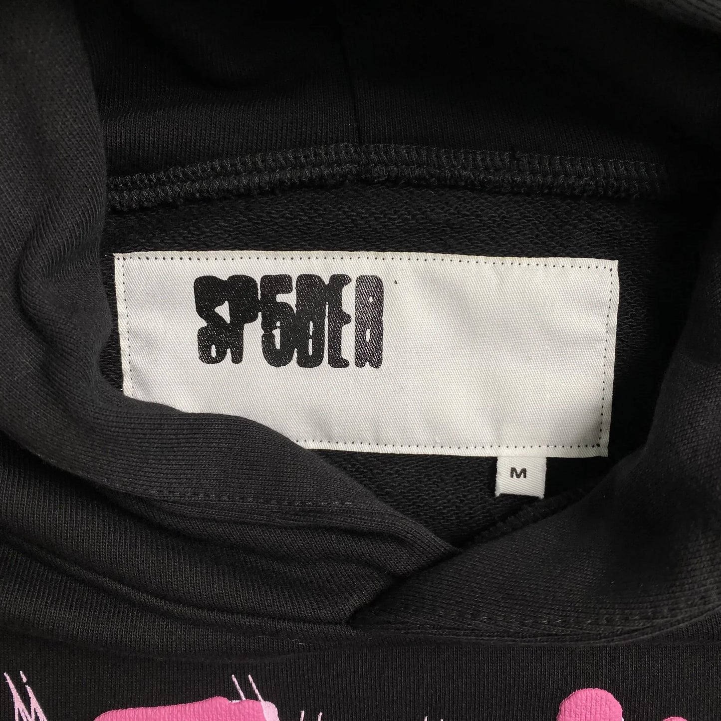 Sweat à capuche SP5DER ANGEL NUMBER NOIR
