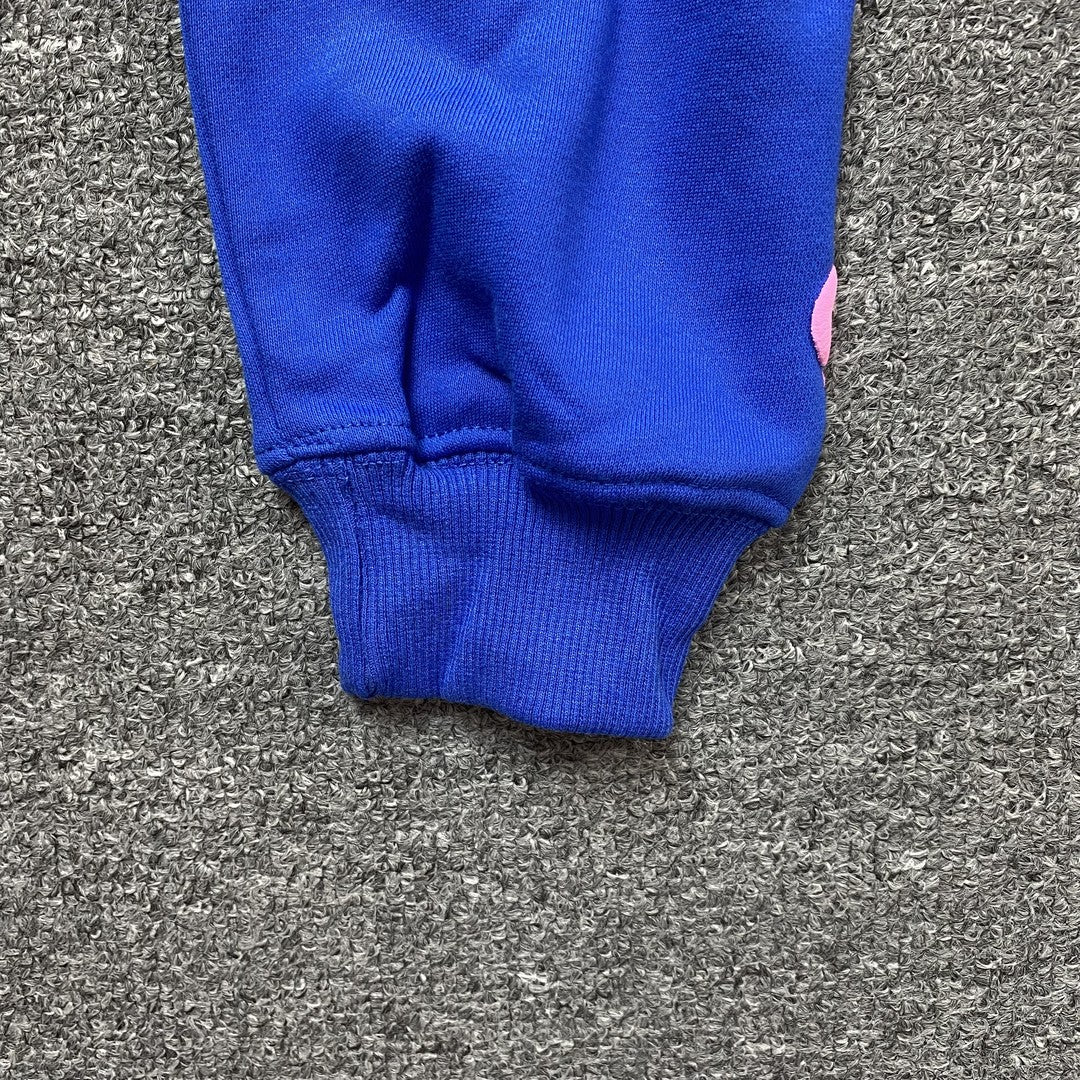 Sweat à capuche SP5DER BELUGA bleu
