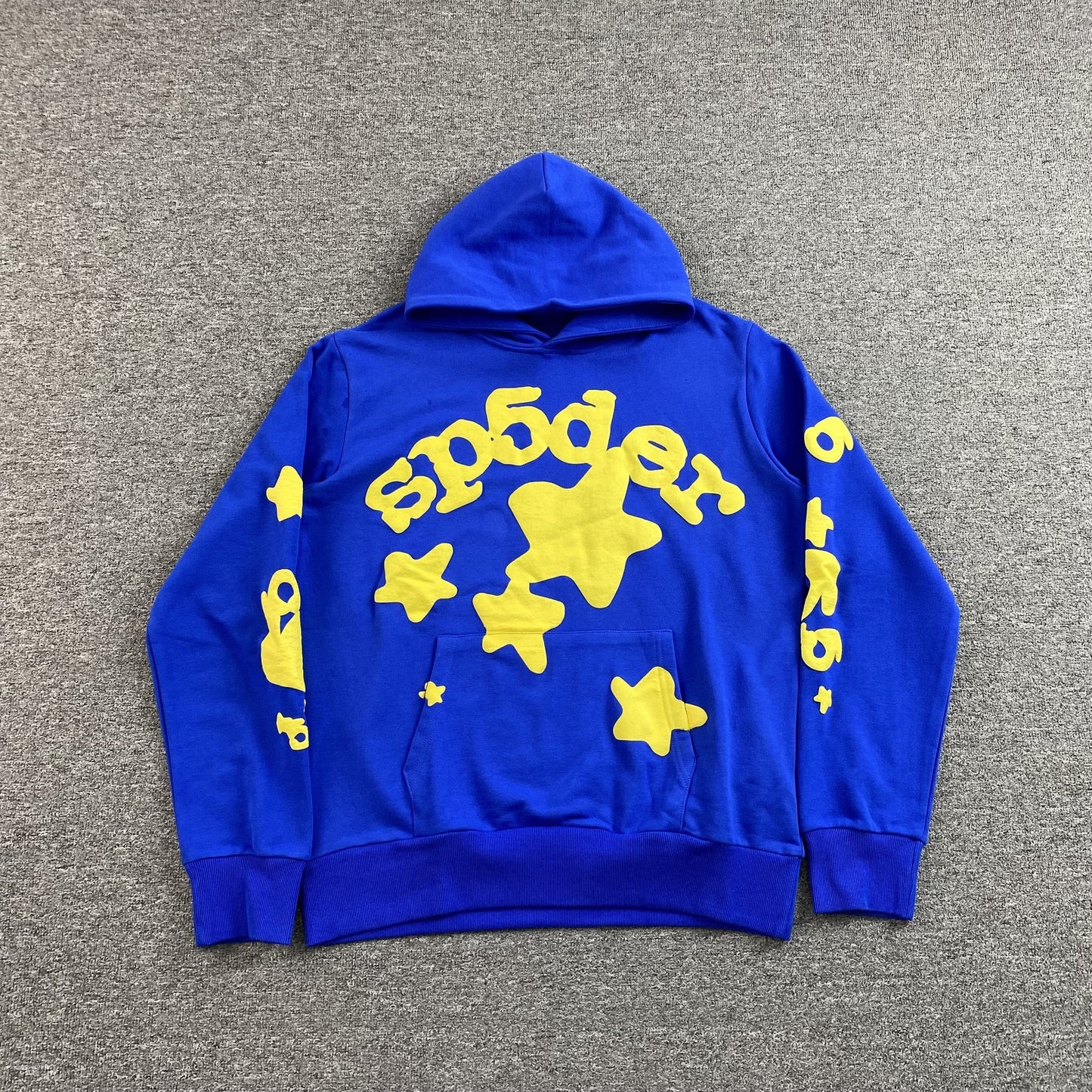 Sweat à capuche SP5DER BELUGA TC bleu