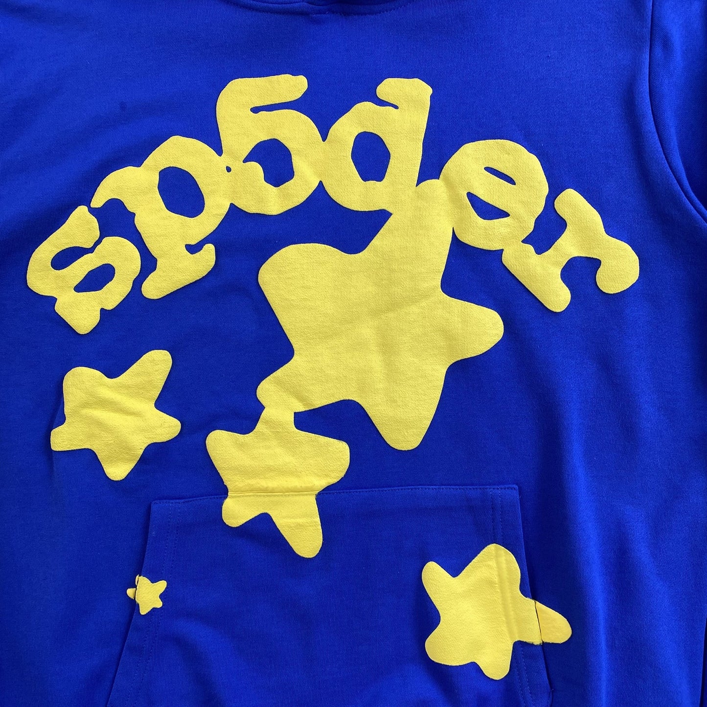 Sweat à capuche SP5DER BELUGA TC bleu