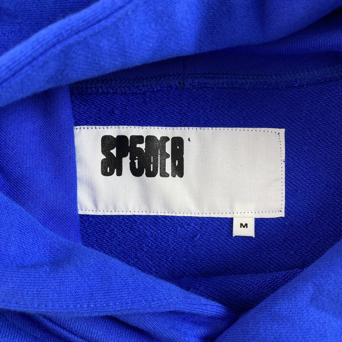 Sweat à capuche SP5DER BELUGA TC bleu