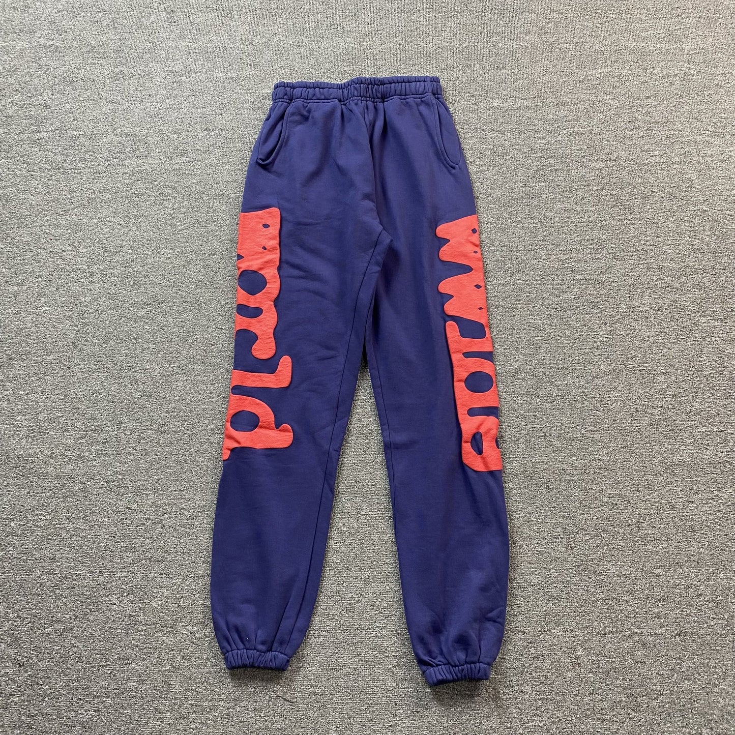 Pantalon de survêtement SP5DER BELUGA, bleu marine et ardoise