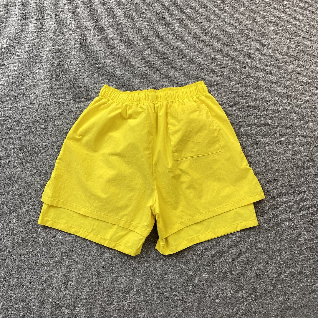 Short SP5DER OG WEB double couche jaune