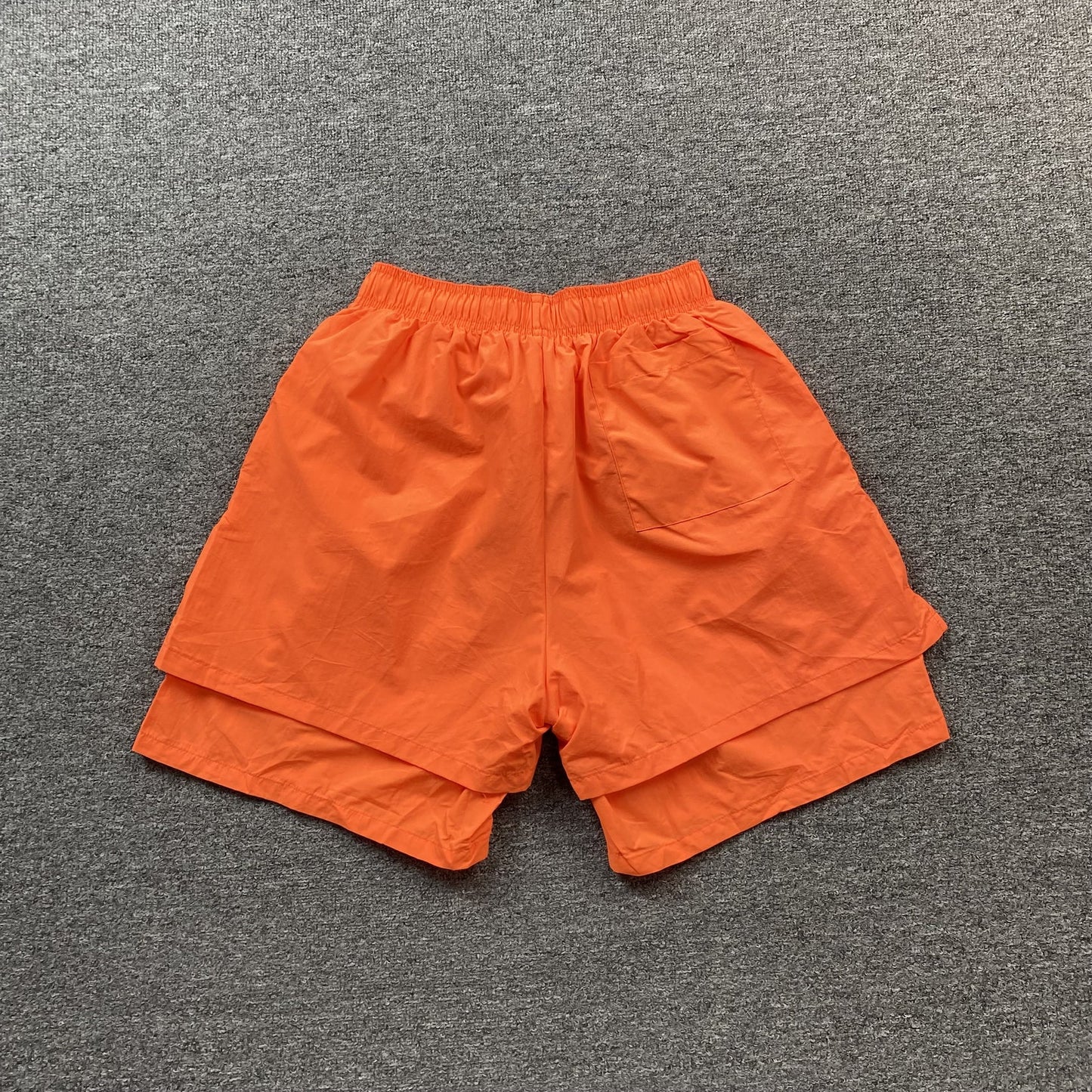 Short SP5DER OG WEB double couche orange