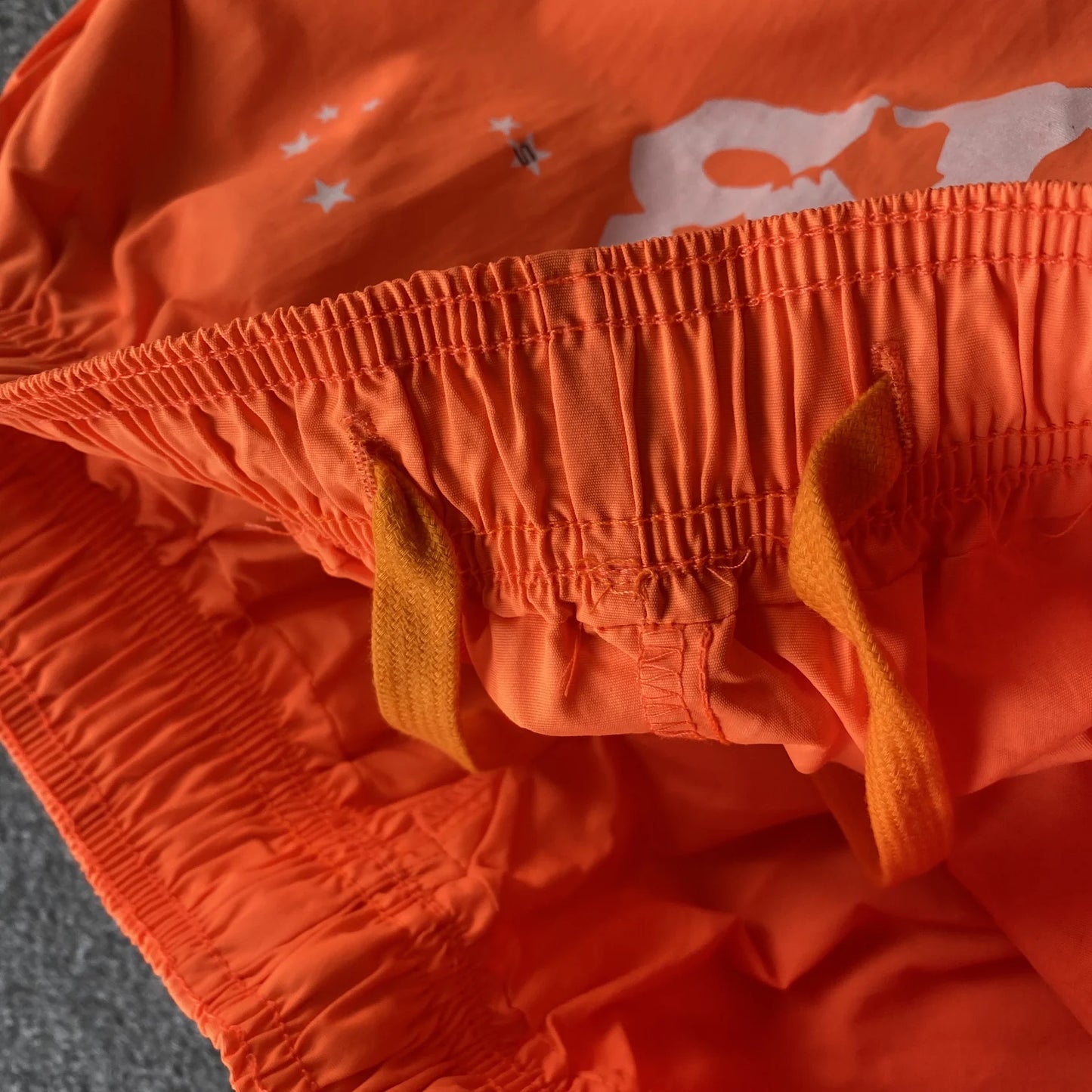 Short SP5DER OG WEB double couche orange