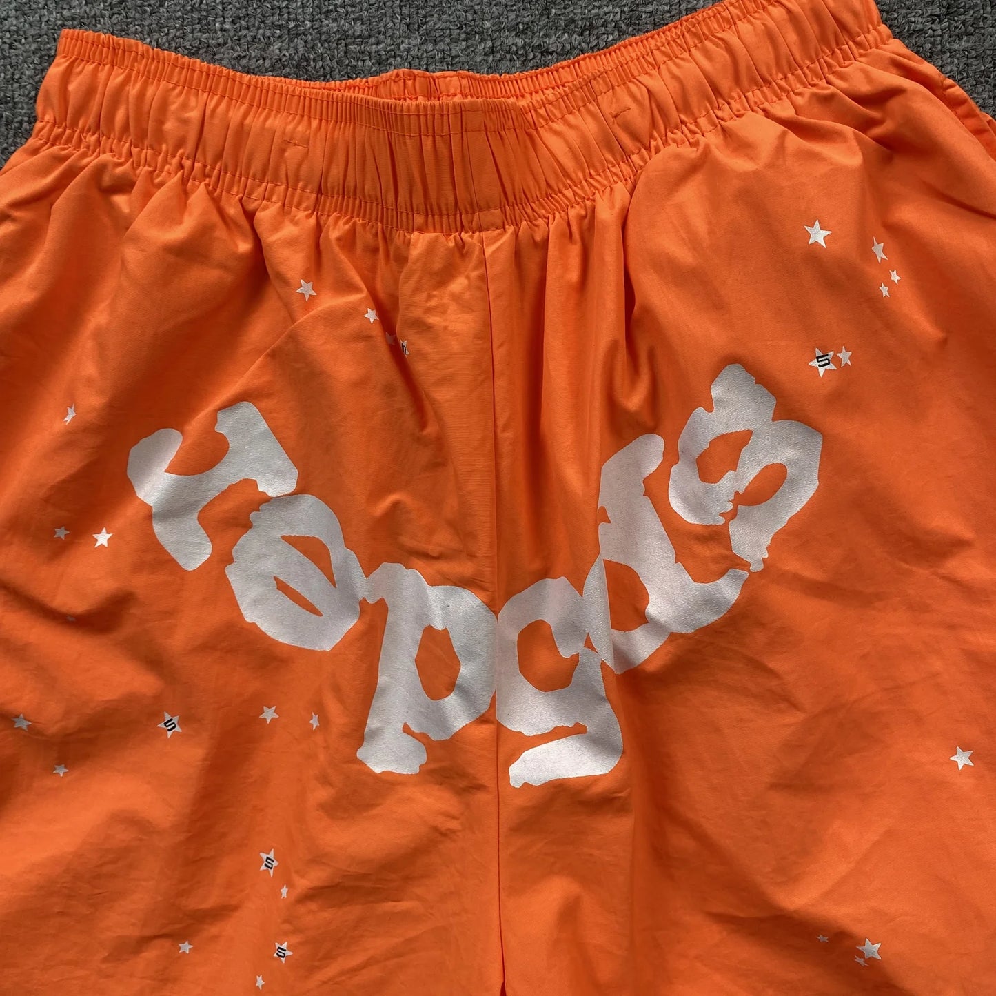 Short SP5DER OG WEB double couche orange