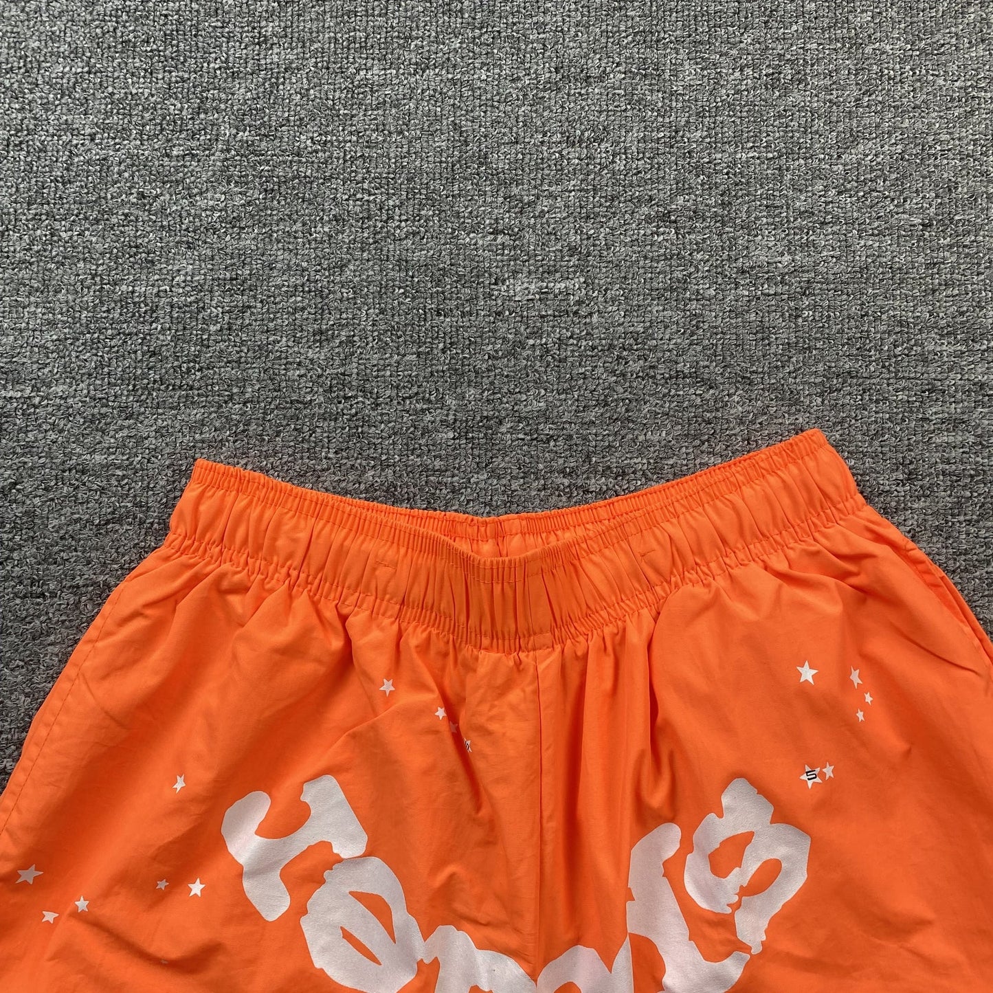Short SP5DER OG WEB double couche orange