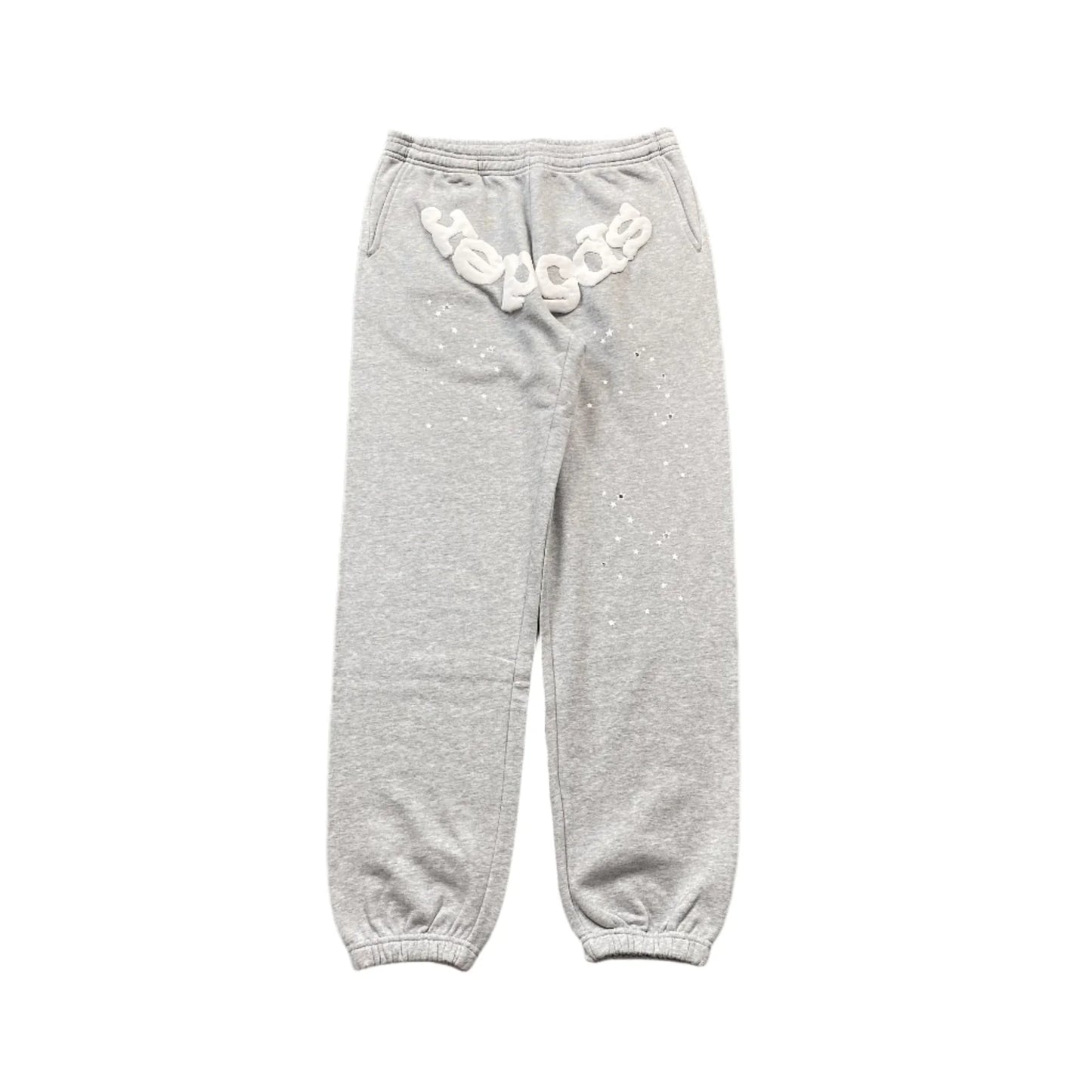 Pantalon de survêtement SP5DER OG WEB gris chiné