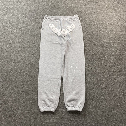 Pantalon de survêtement SP5DER OG WEB gris chiné