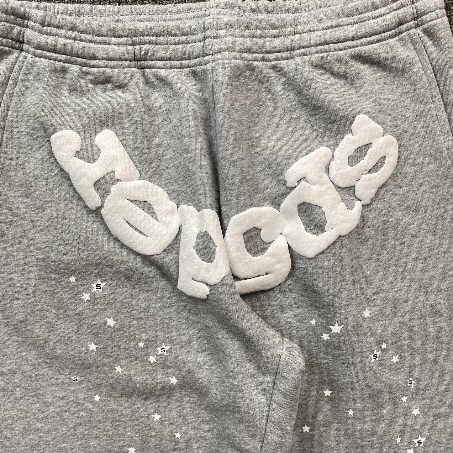 Pantalon de survêtement SP5DER OG WEB gris chiné