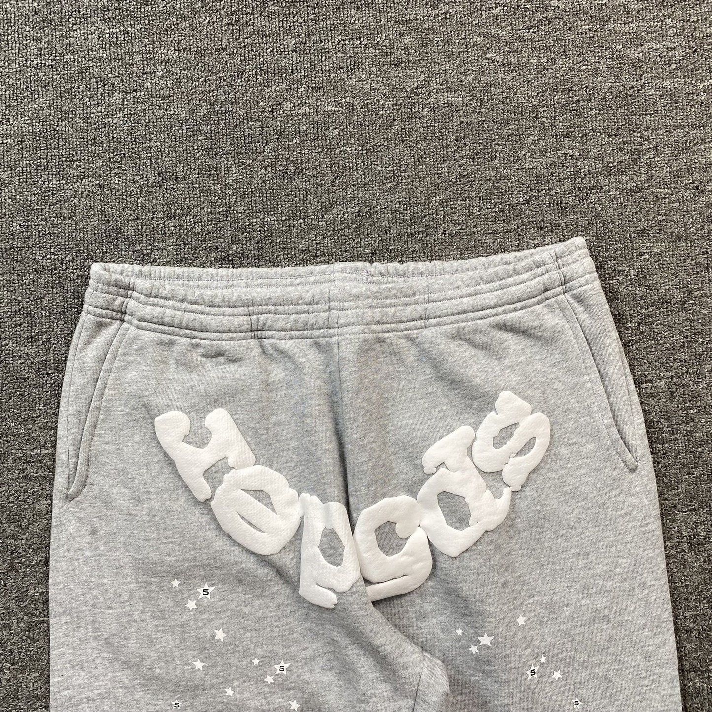 Pantalon de survêtement SP5DER OG WEB gris chiné