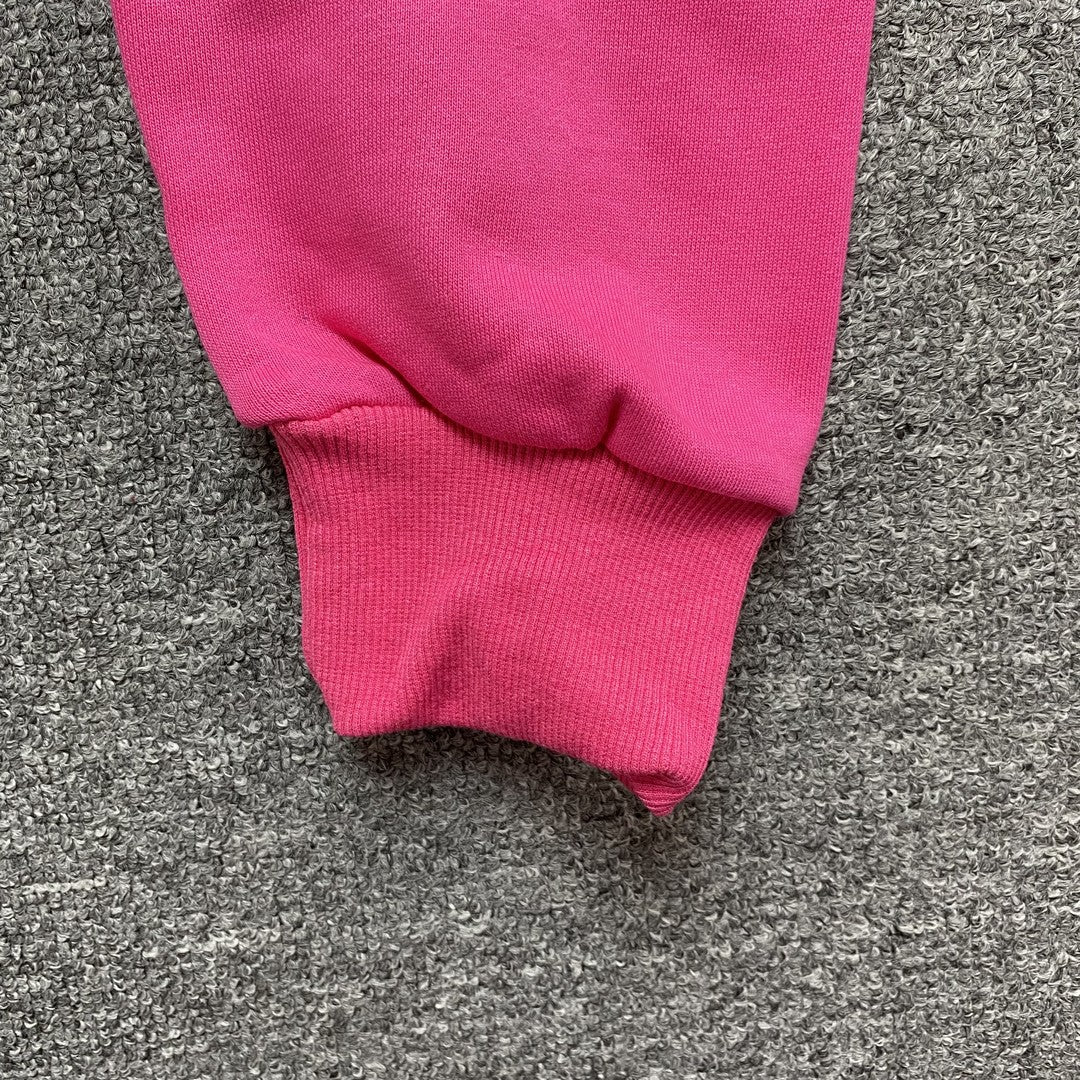 Sweat à capuche rose SP5DER P*NK V2