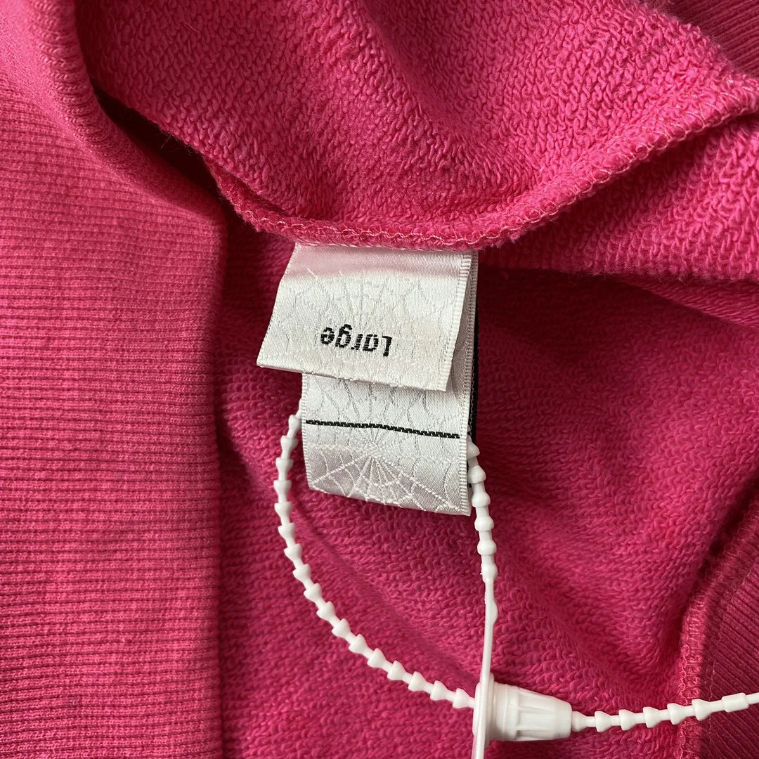 Sweat à capuche rose SP5DER P*NK V2