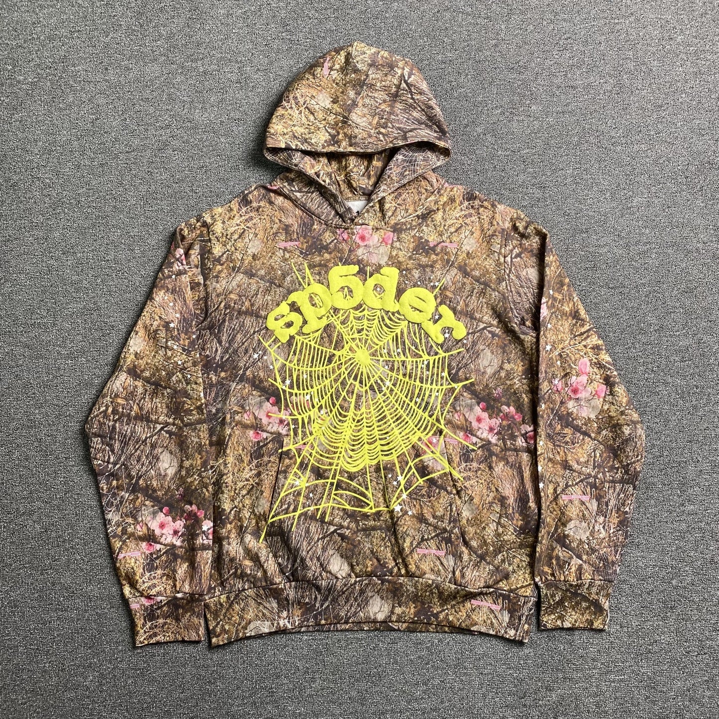 Sweat à capuche SP5DER REAL TREE OG WEB CAMO