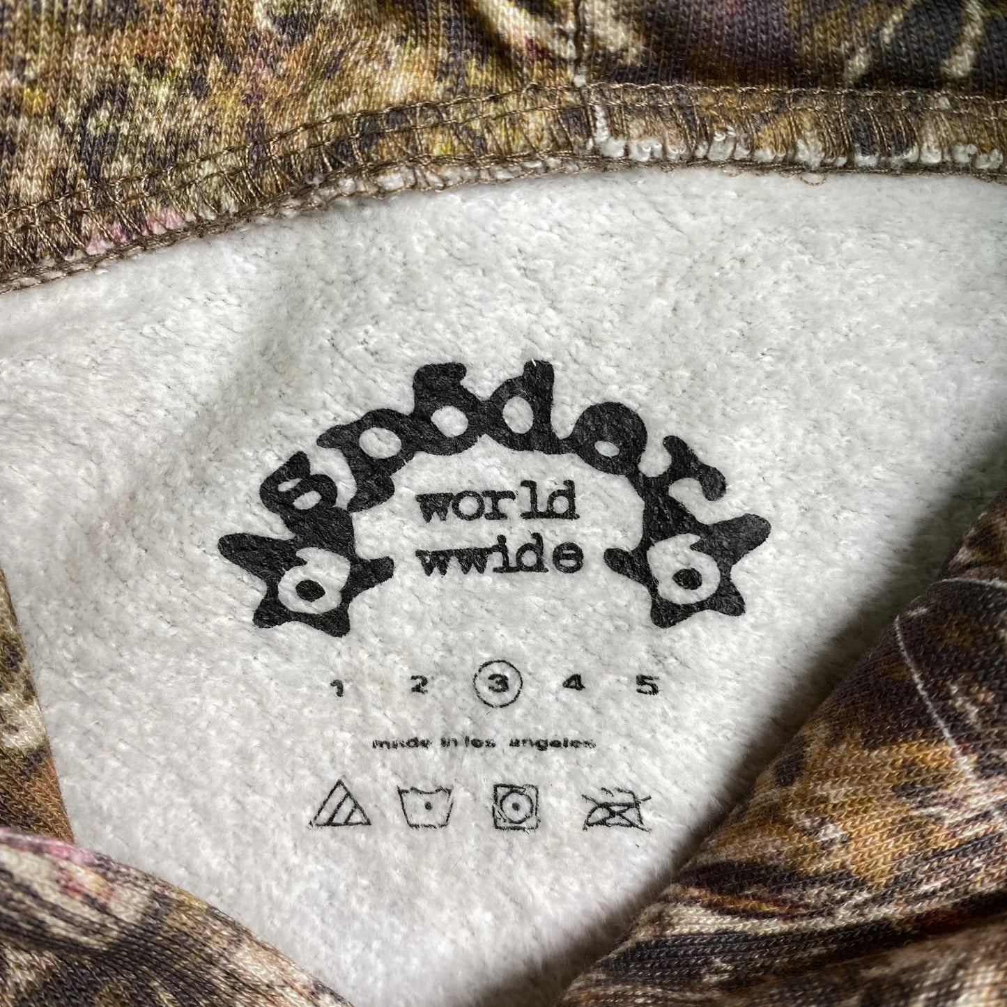 Sweat à capuche SP5DER REAL TREE OG WEB CAMO
