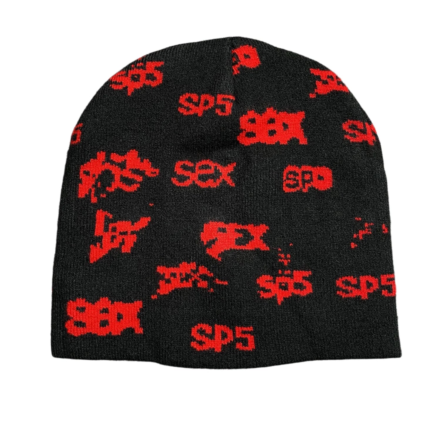 Bonnet SP5DER SEX SKULLY SLIME noir