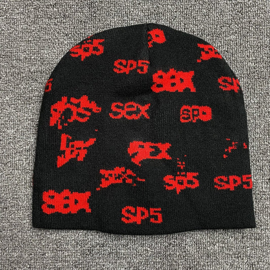 Bonnet SP5DER SEX SKULLY SLIME noir