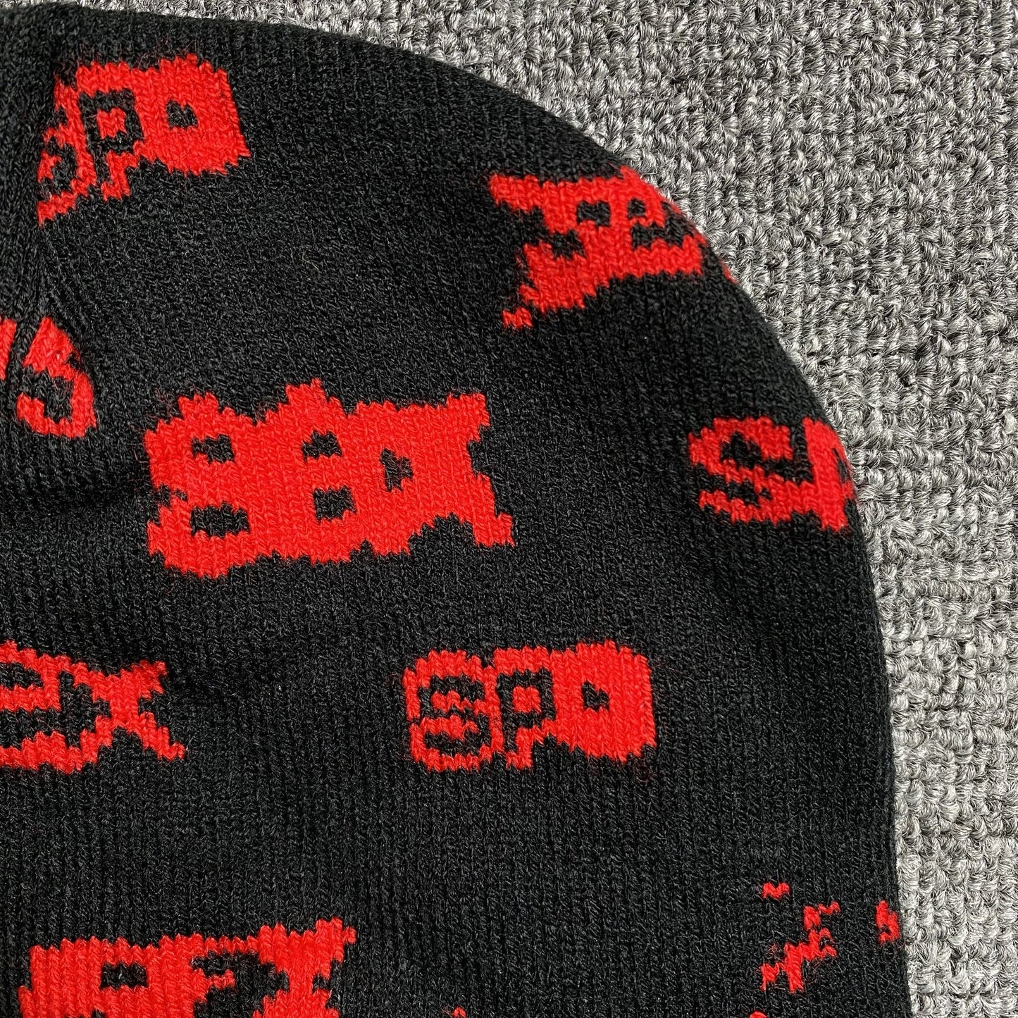 Bonnet SP5DER SEX SKULLY SLIME noir