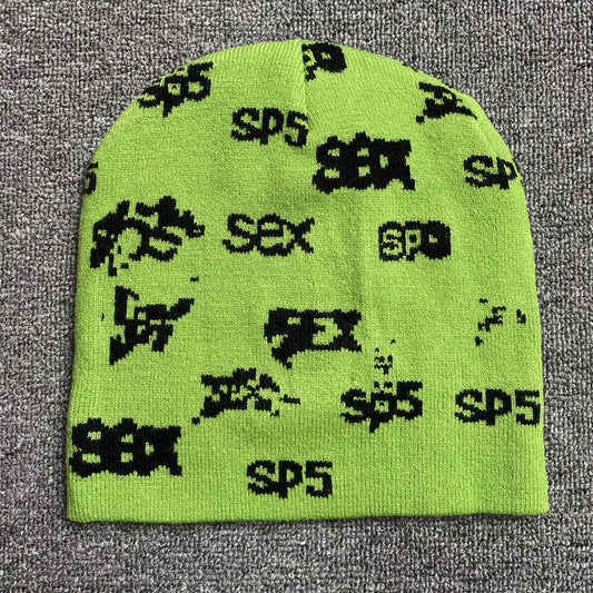 Bonnet SP5DER SEX SKULLY SLIME vert