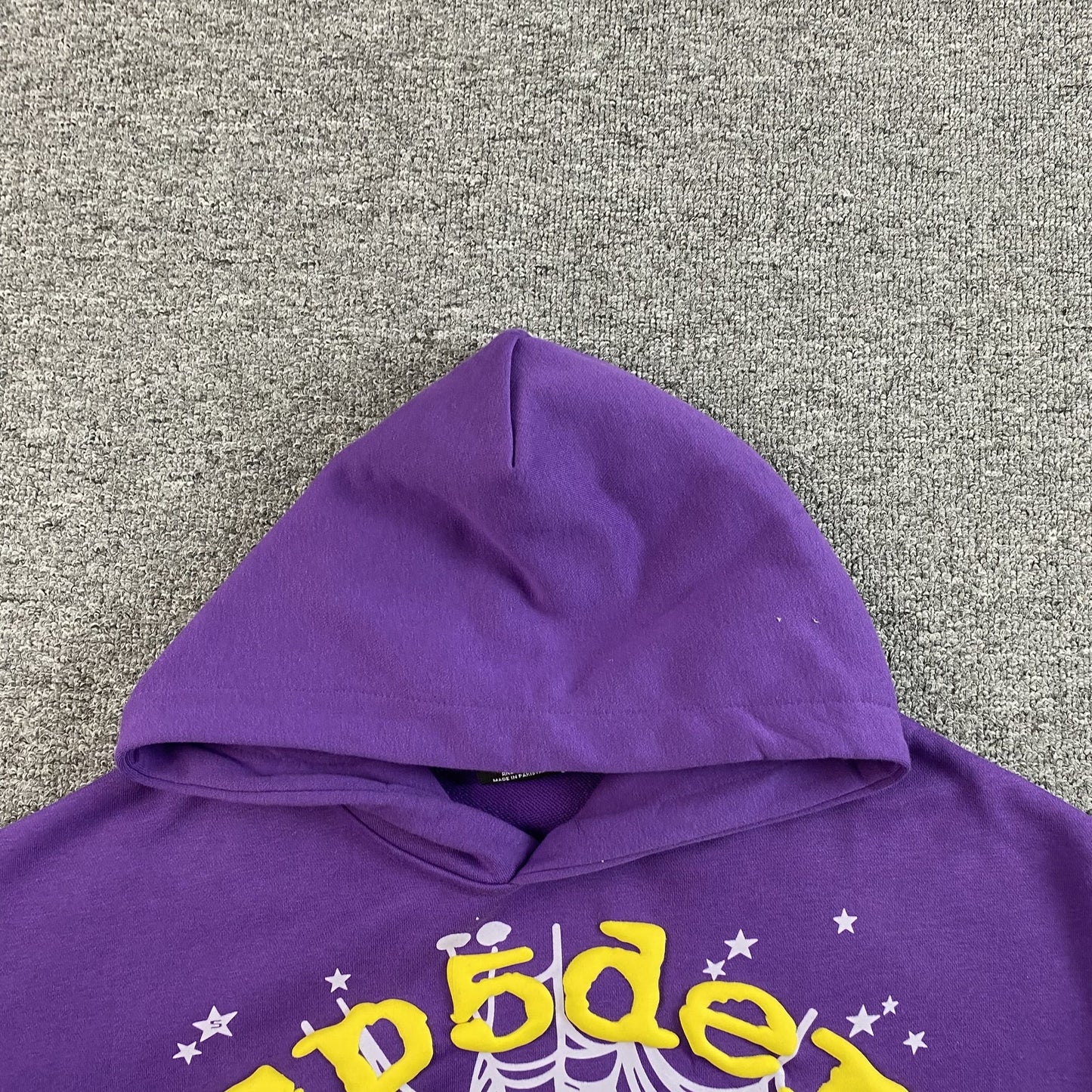 Sweat à capuche SP5DER STAR OG WEB V2 slime violet