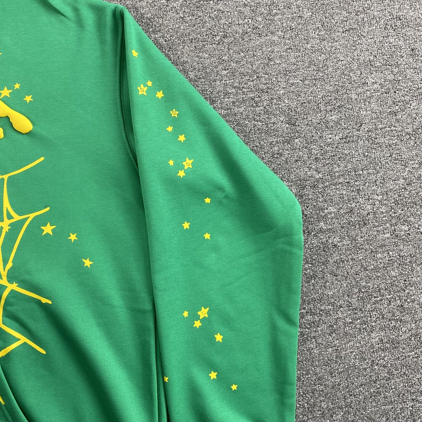 Sweat à capuche SP5DER STAR OG WEB V2 slime vert
