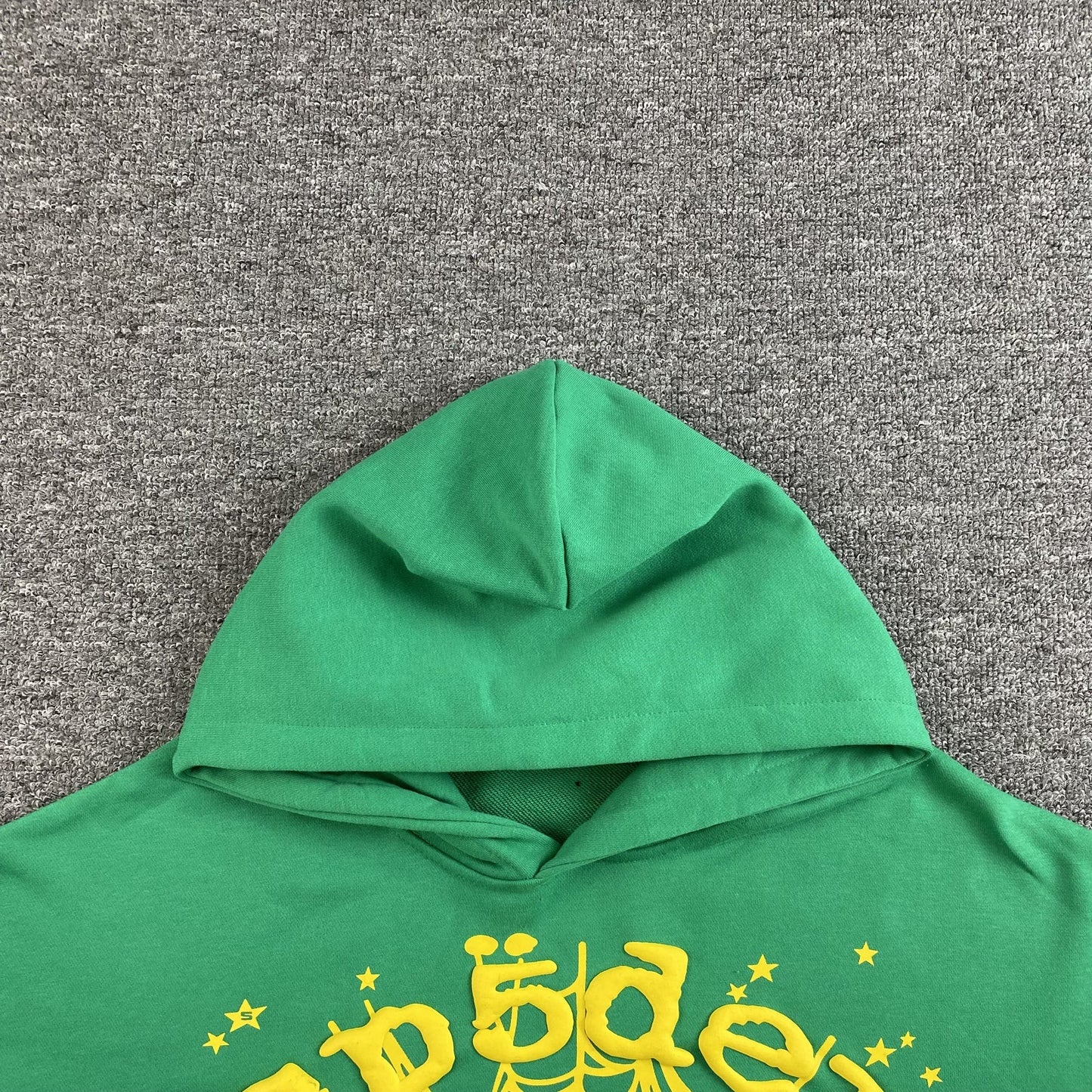 Sweat à capuche SP5DER STAR OG WEB V2 slime vert