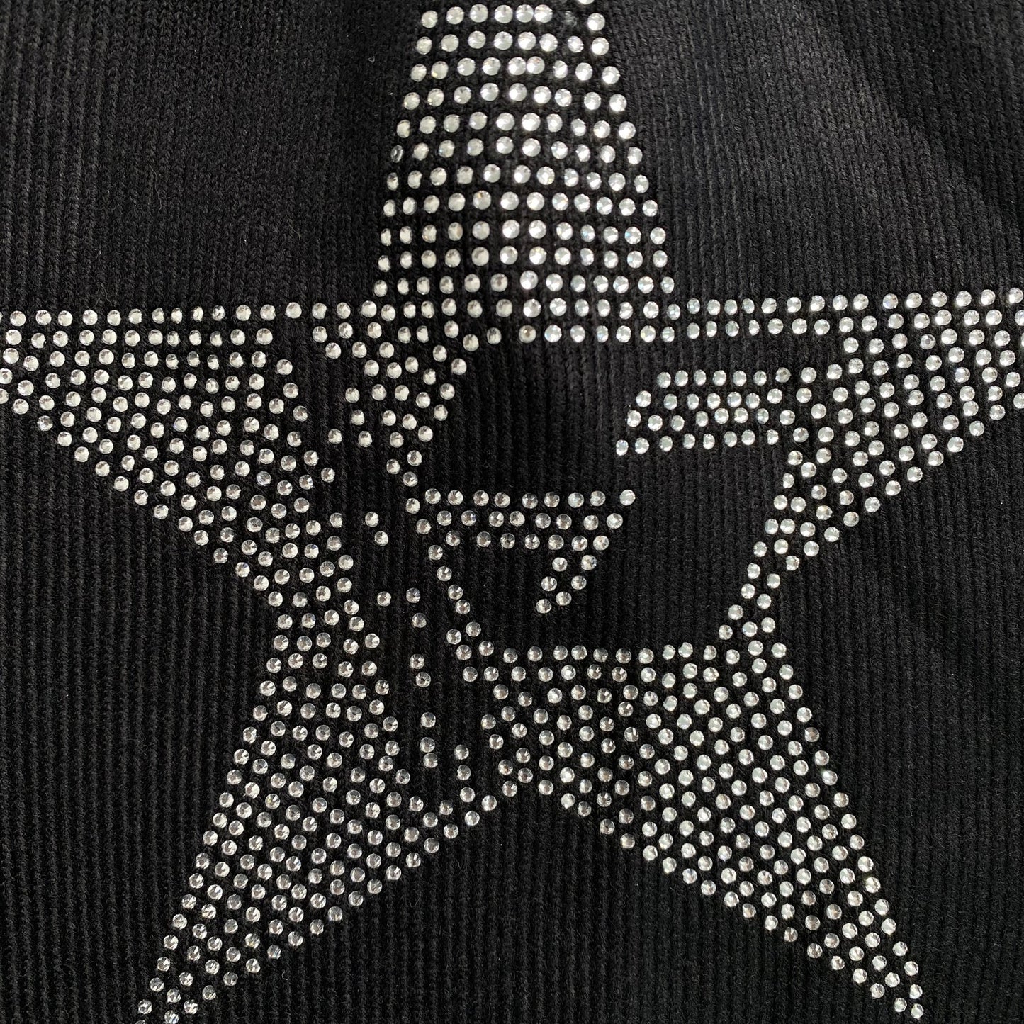 Bonnet SP5DER STAR STRASS SKULLY noir