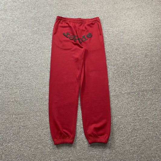 PANTALON DE SURVÊTEMENT SP5DER VVS ROUGE
