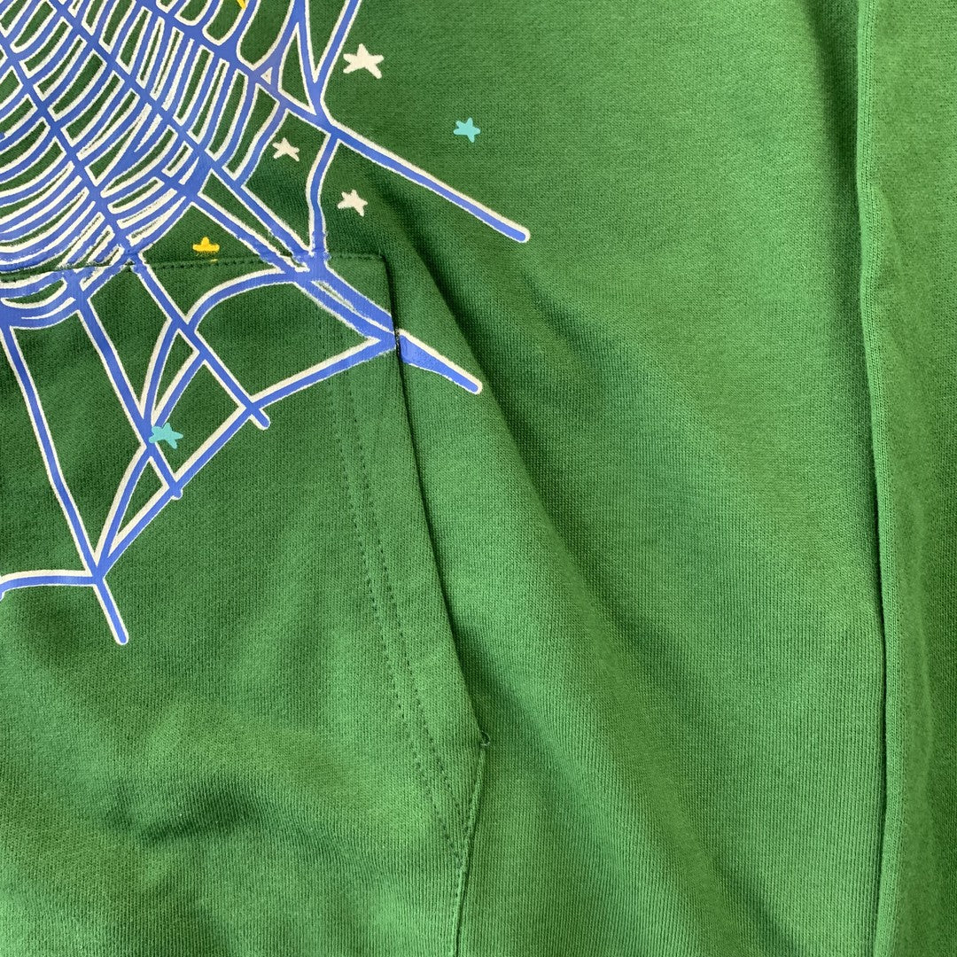 Sweat à capuche SP5DER LEGACY vert chasseur