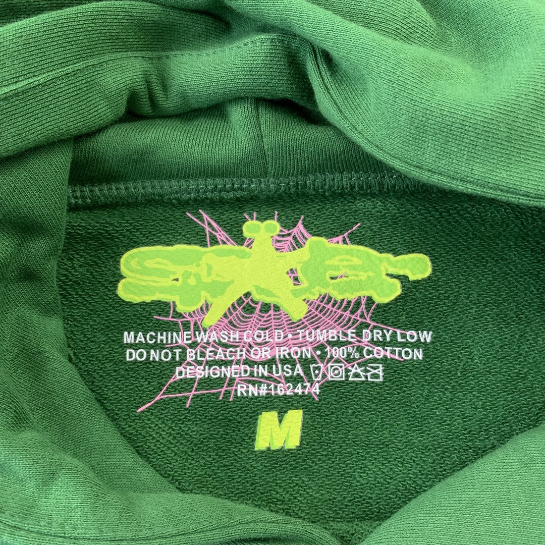 Sweat à capuche SP5DER LEGACY vert chasseur