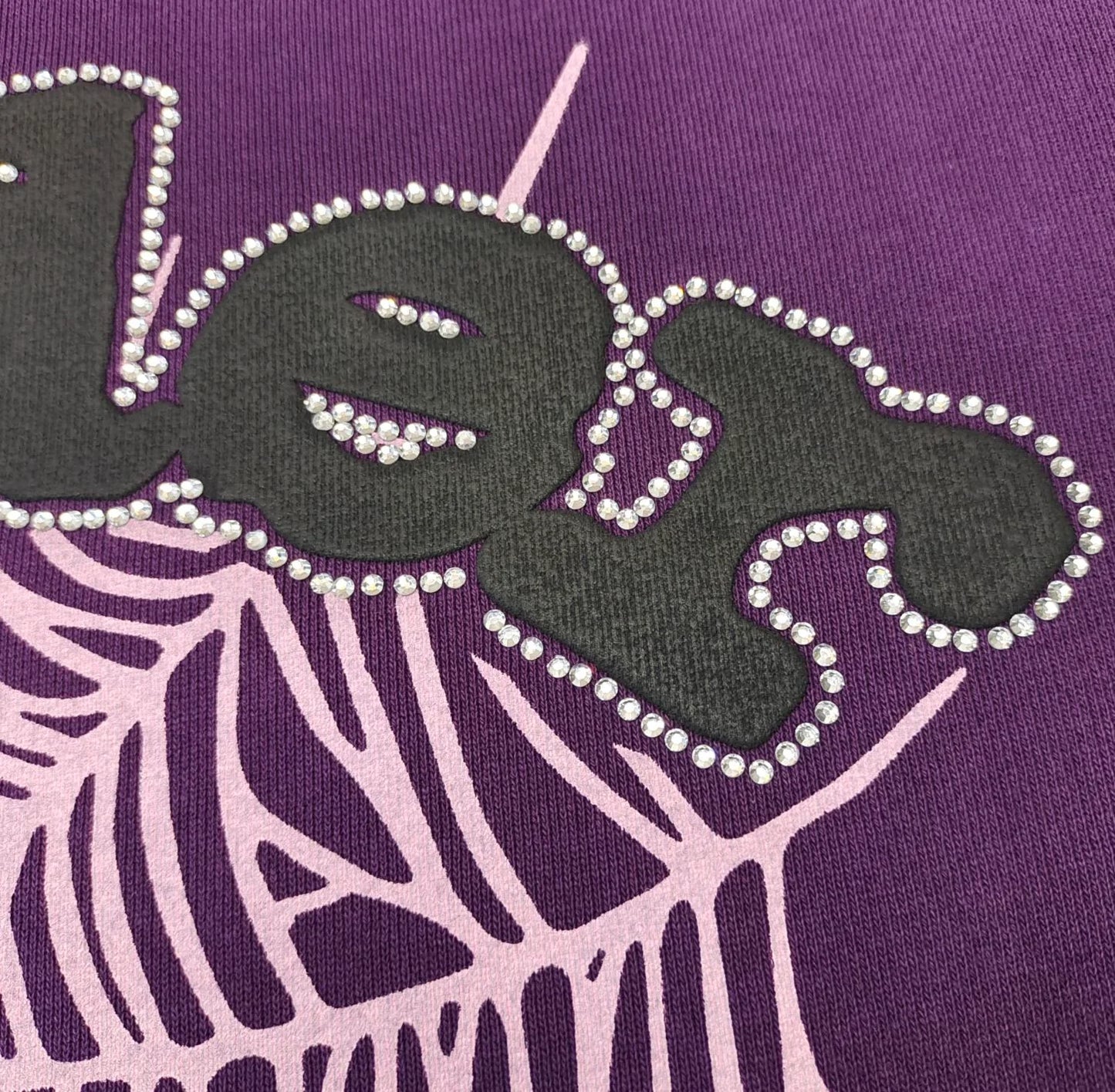 Sweat à capuche Web SP5DER violet