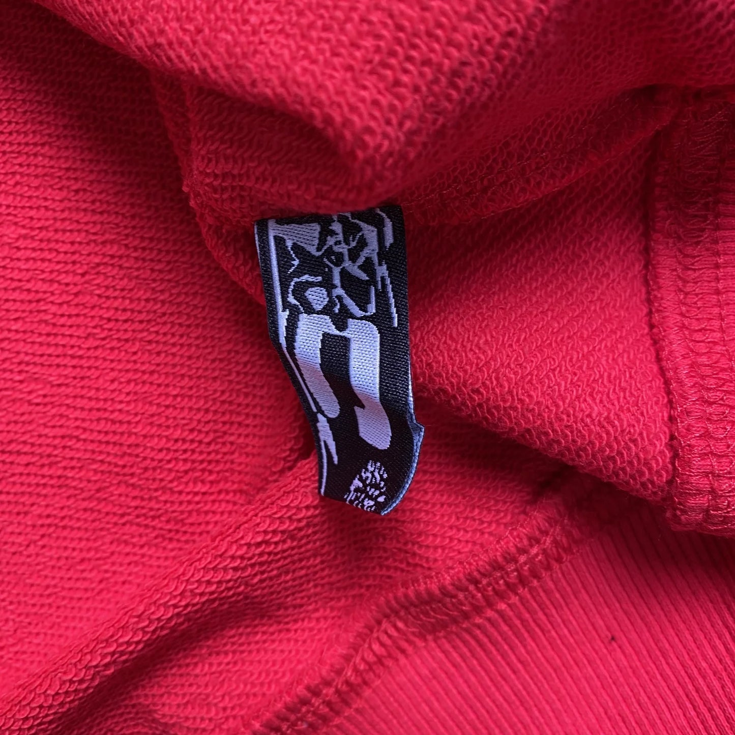 Sweat à capuche SP5DER WORLDWIDE RED ANGEL NUMÉRO 555 rouge
