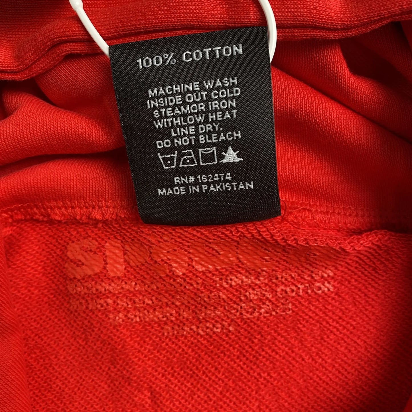 Sweat à capuche SP5DER WORLDWIDE RED ANGEL NUMÉRO 555 rouge