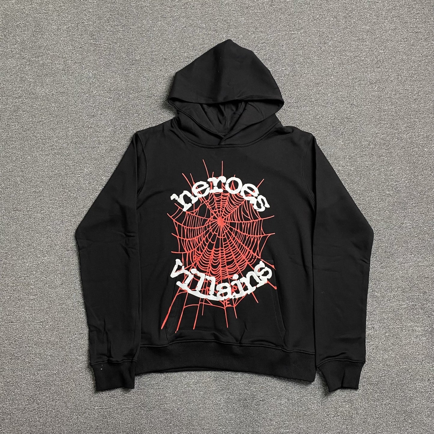 Sweat à capuche SP5DER x METRO BOOMIN HÉROS ET MÉCHANTS NOIR