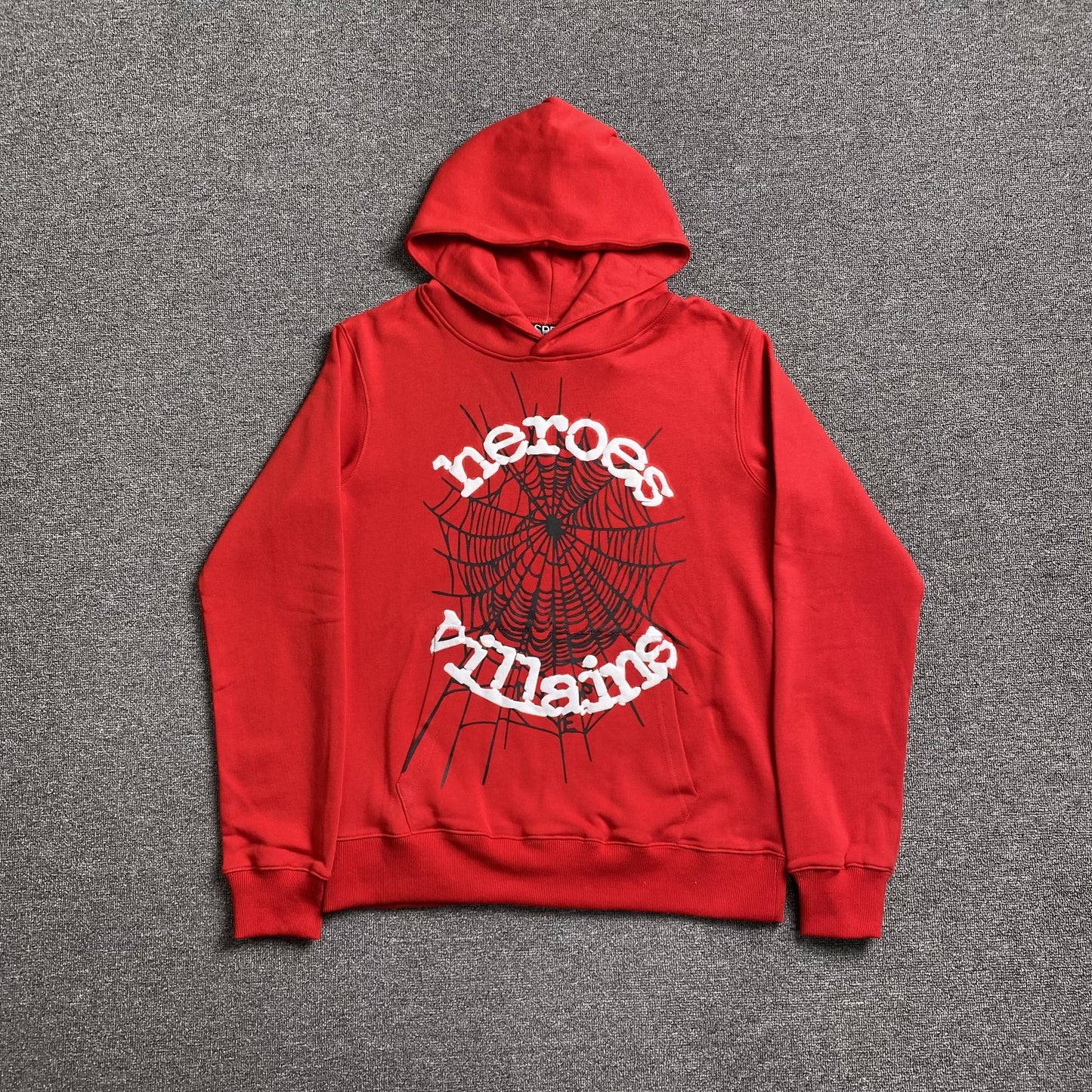 Sweat à capuche SP5DER x METRO BOOMIN HÉROS ET MÉCHANTS ROUGE
