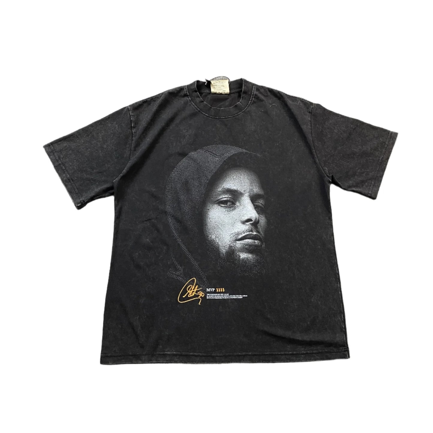 T-SHIRT ICON STEPHEN CURRY GRIS FONCÉ