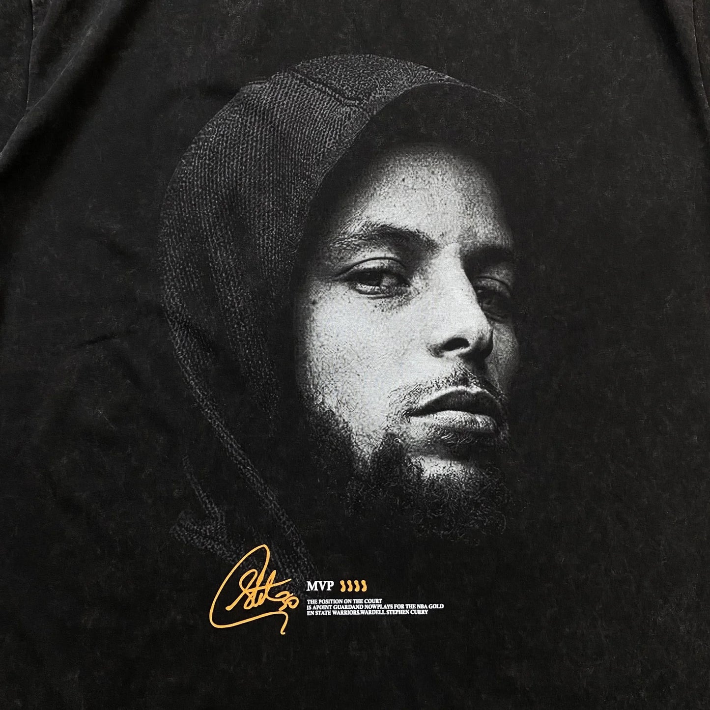 T-SHIRT ICON STEPHEN CURRY GRIS FONCÉ