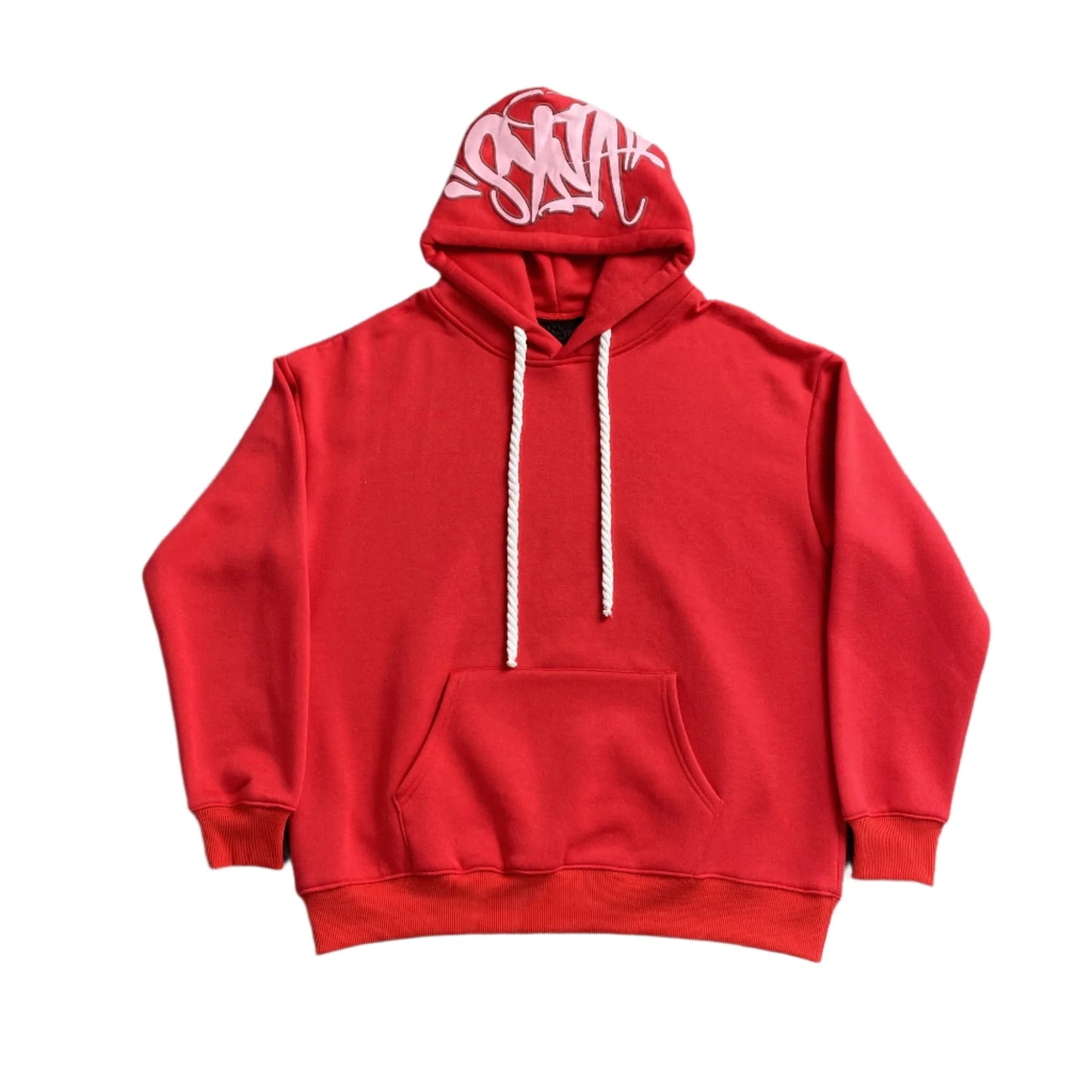 Sweat à capuche avec logo Syna World Hood rouge