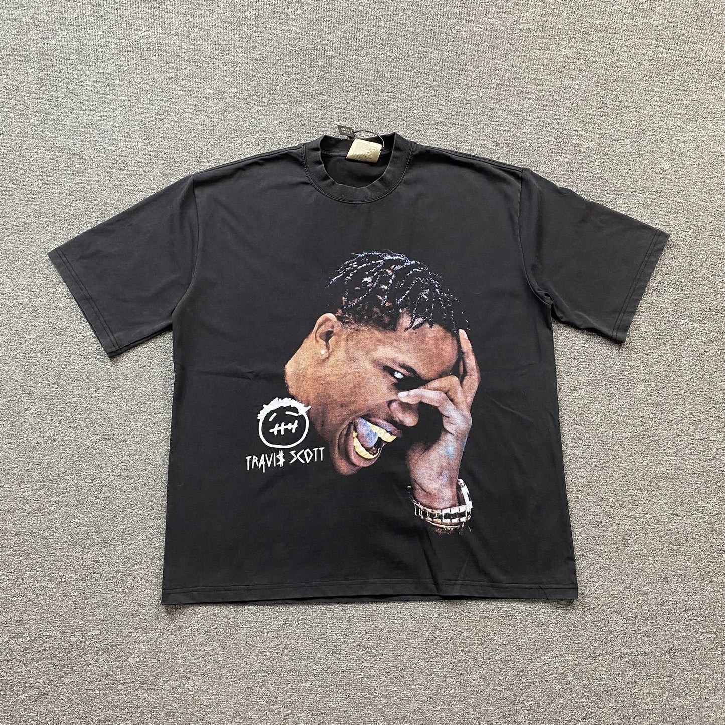 T-SHIRT ICON TRAVIS SCOTT NOIR