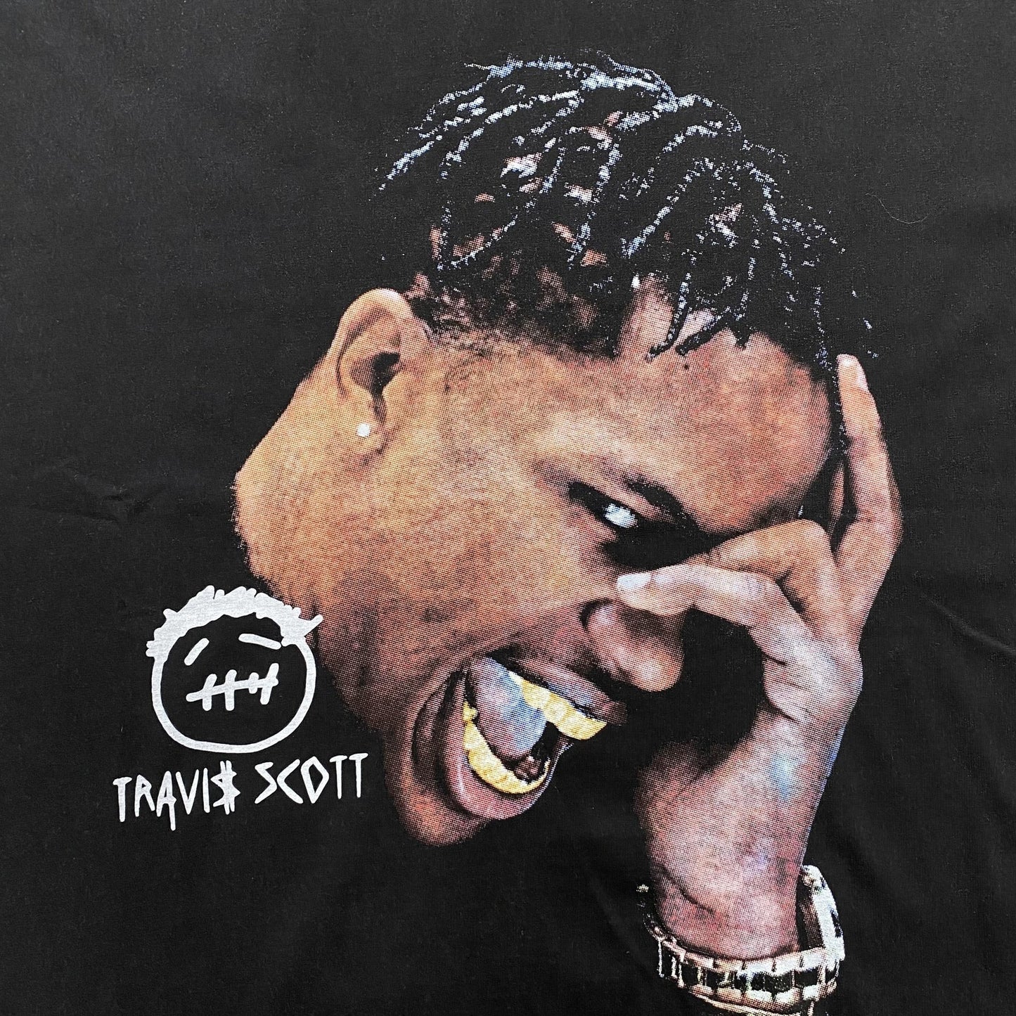 T-SHIRT ICON TRAVIS SCOTT NOIR