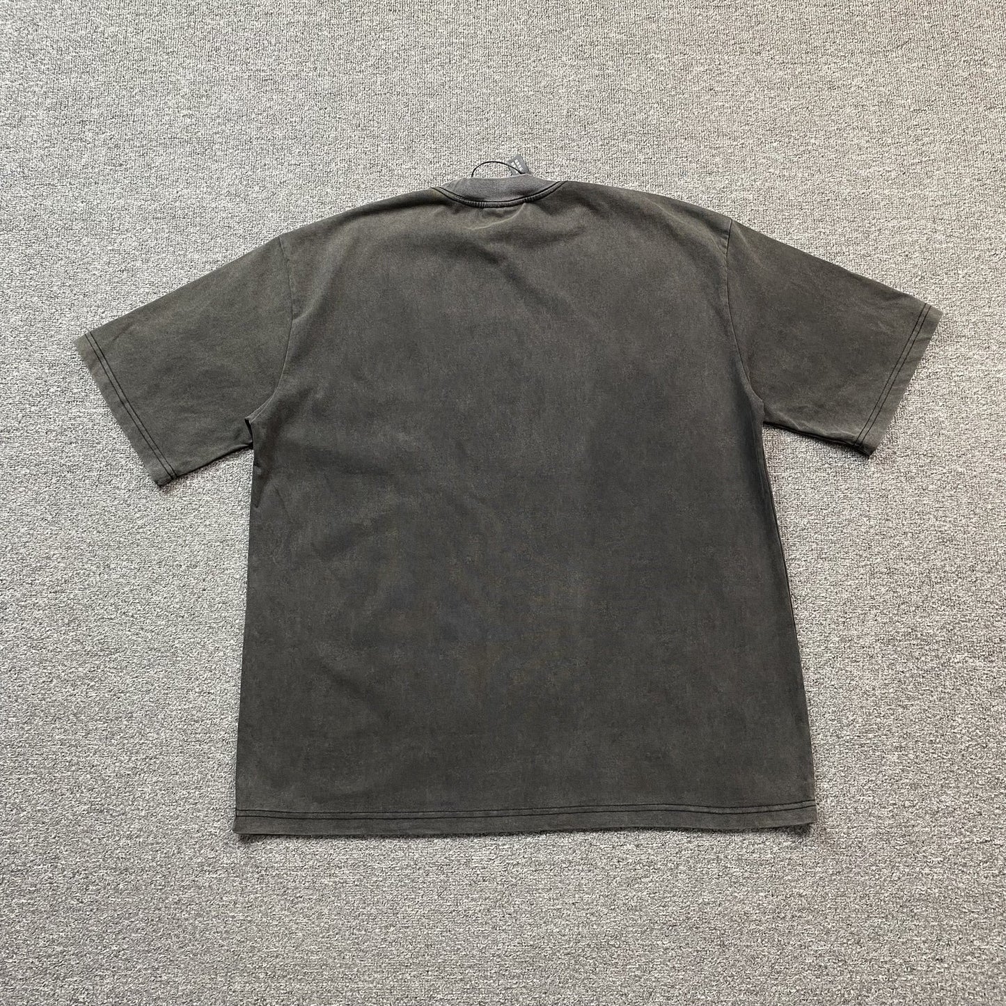 T-SHIRT ICON TUPAC GRIS FONCÉ