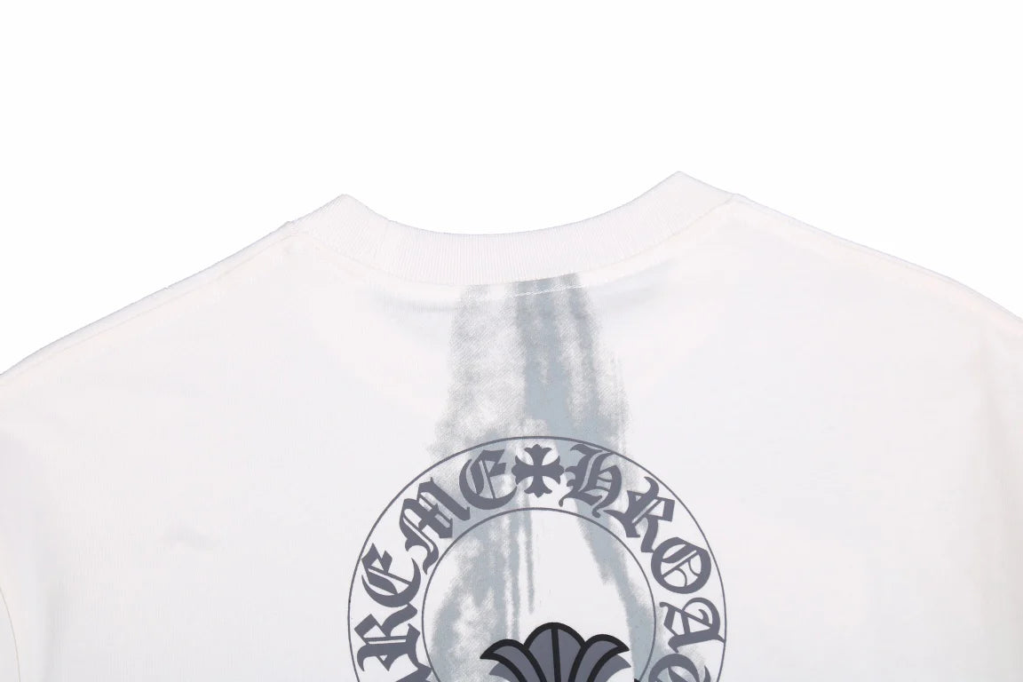T-SHIRT CHROME HEARTS « RESSEMBLANT À UN FANTÔME » BLANC
