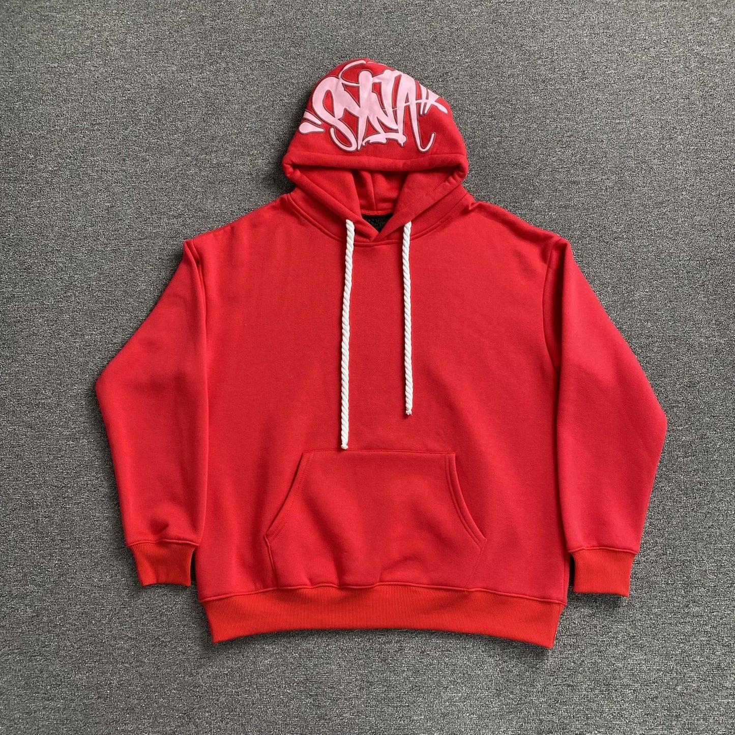 Sweat à capuche avec logo Syna World Hood rouge