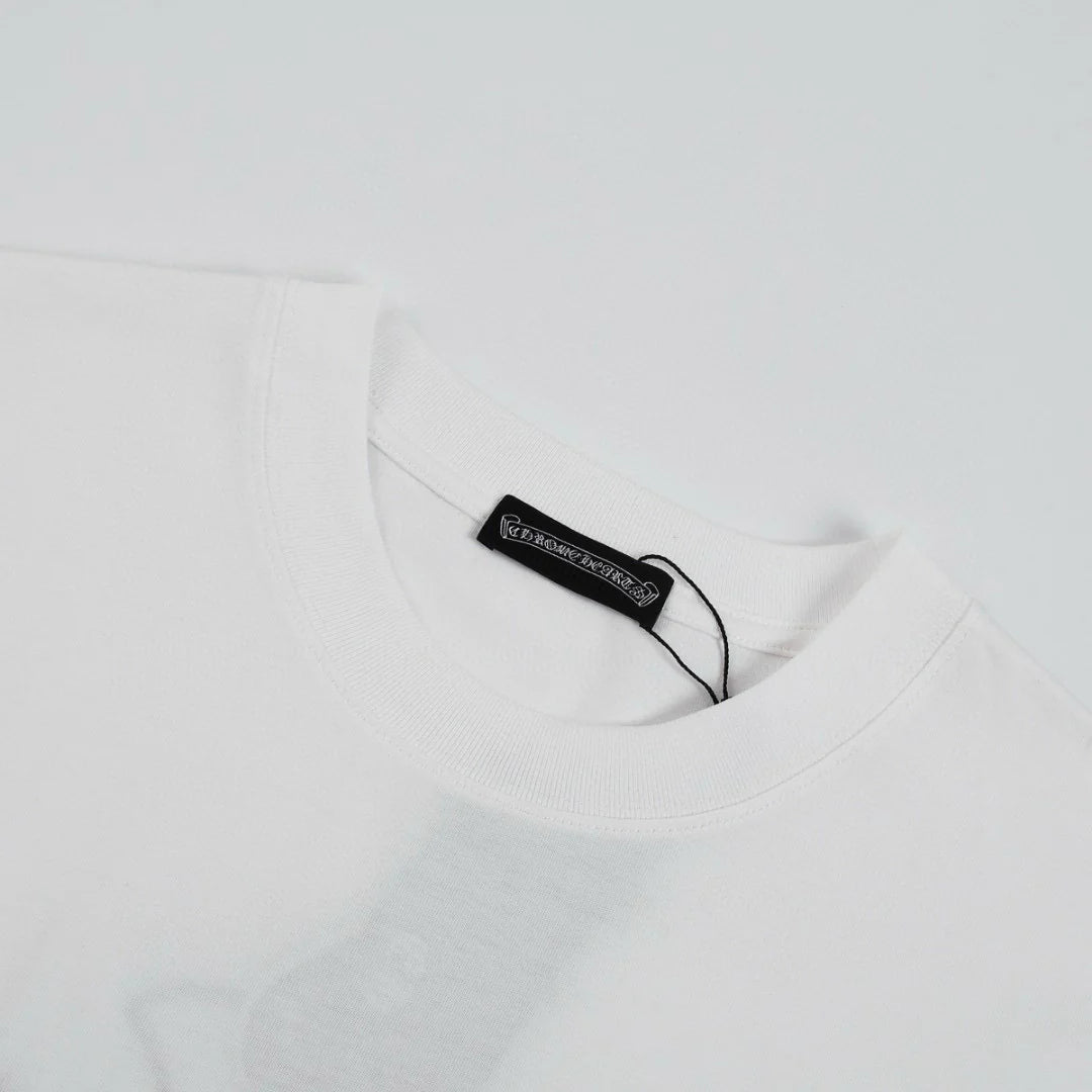 T-SHIRT CHROME HEARTS CROIX NOIRE BLANC