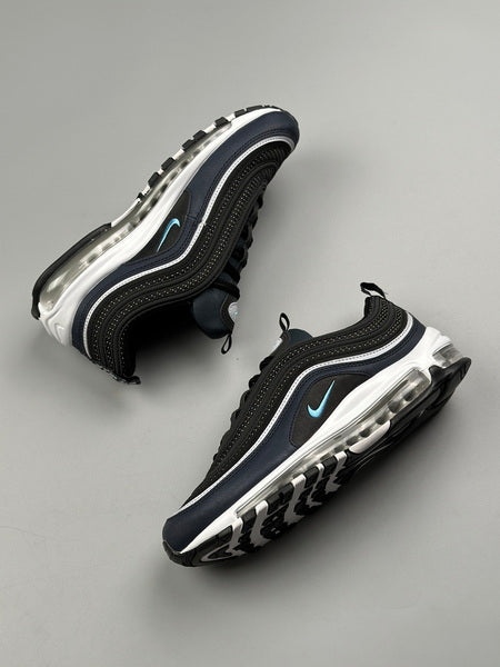 NIKE Air Max 97 " Noir Obsidienne Foncée Bleu Université"
